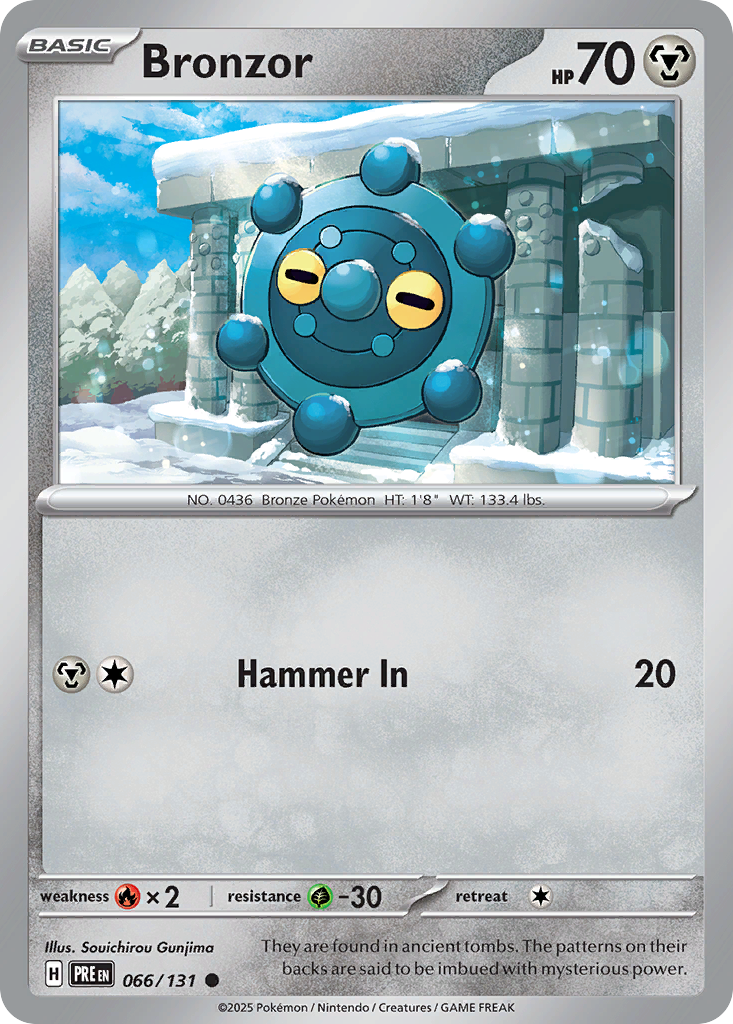 Prismatic Evolutions Bronzor #066/131