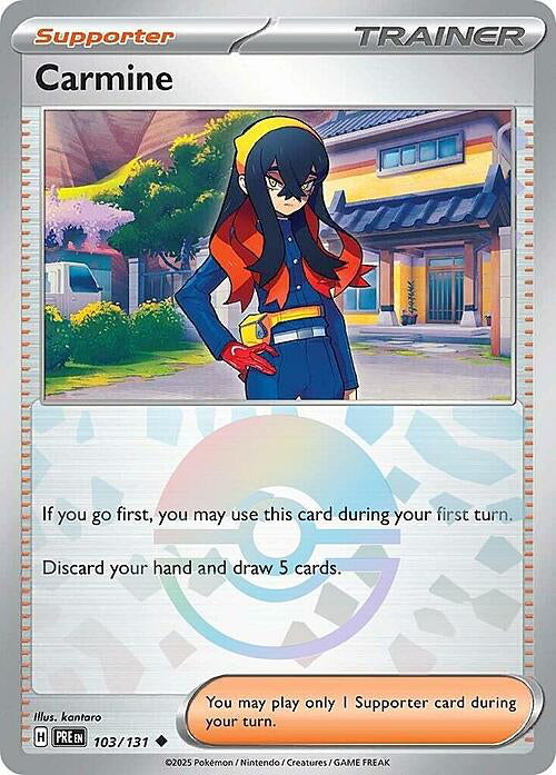 Prismatic Evolutions Carmine #103/131 Pokéball