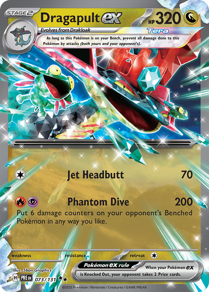 Prismatic Evolutions Dragapult ex #073/131