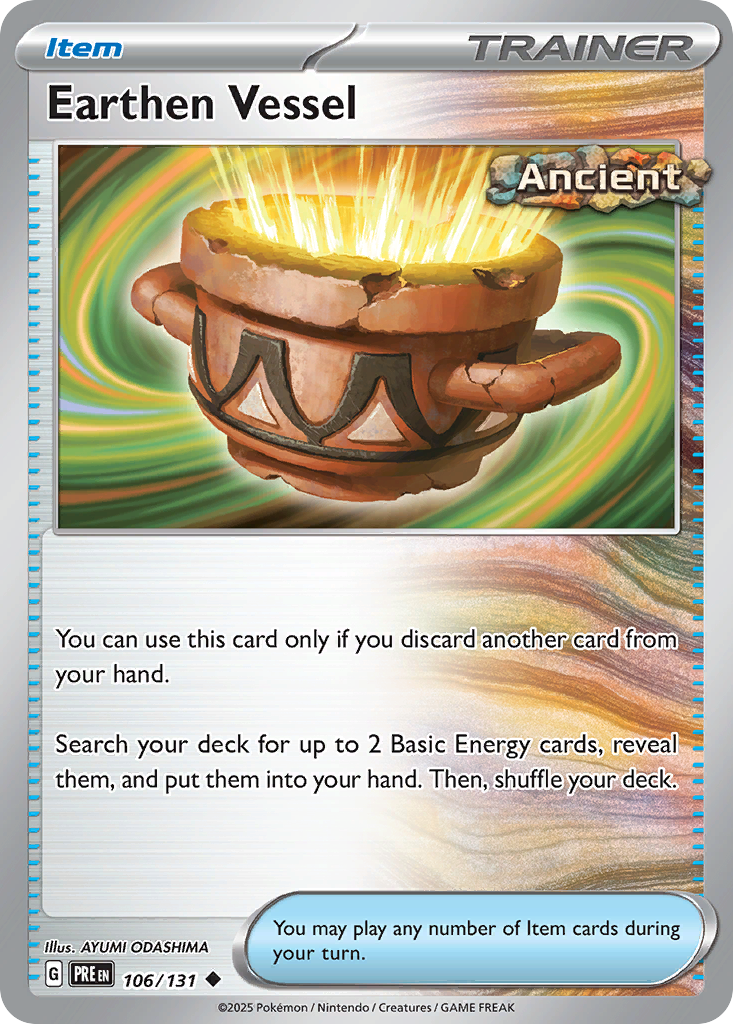 Prismatic Evolutions Earthen Vessel #106/131