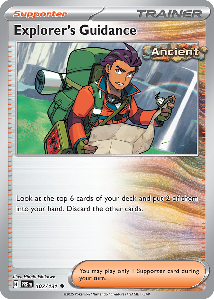 Prismatic Evolutions Explorer's Guidance #107/131