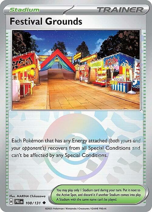 Prismatic Evolutions Festival Grounds #108/131 Pokéball