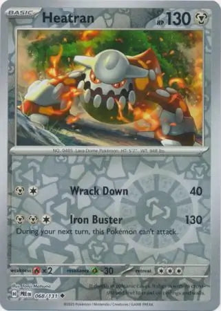 Prismatic Evolutions Heatran #068/131 reverse holo