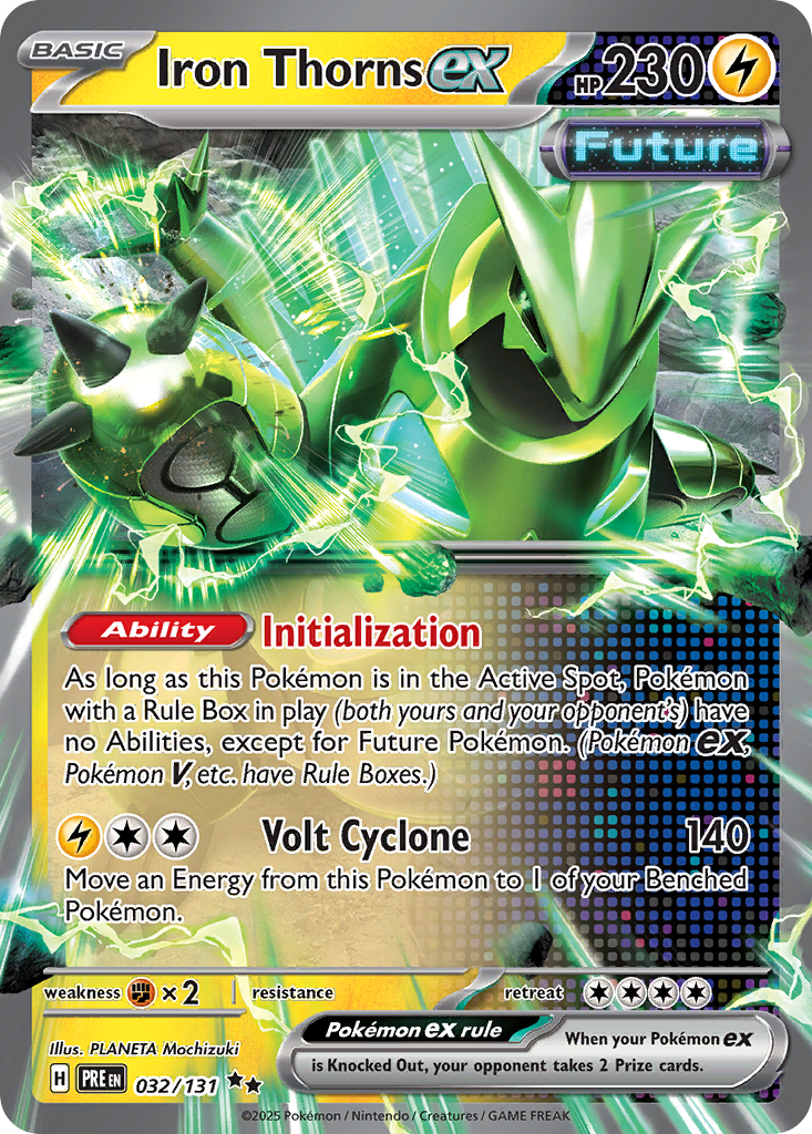 Prismatic Evolutions Iron Thorns ex #032/131