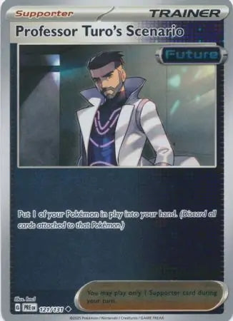 Prismatic Evolutions Professor Turo's Scenario #121/131 reverse holo
