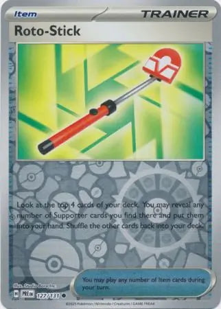 Prismatic Evolutions Roto-Stick #127/131 reverse holo