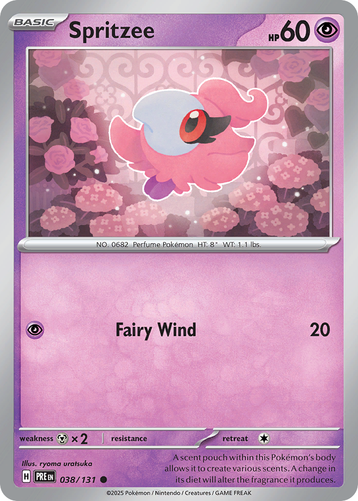 Prismatic Evolutions Spritzee #038/131