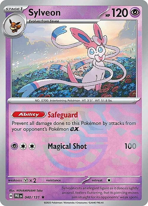 Prismatic Evolutions Sylveon #040/131 Masterball