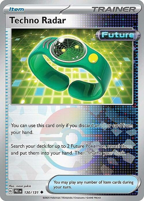Prismatic Evolutions Techno Radar #130/131 Pokéball