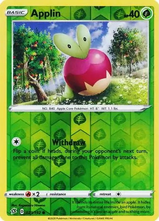 Rebel Clash Applin #21/192 reverse holo