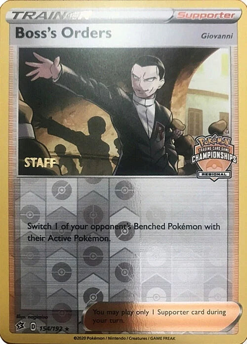 Rebel Clash Boss’s Orders #154 Regionals Staff
