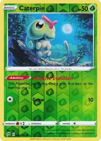 Rebel Clash Caterpie #1/192 reverse holo