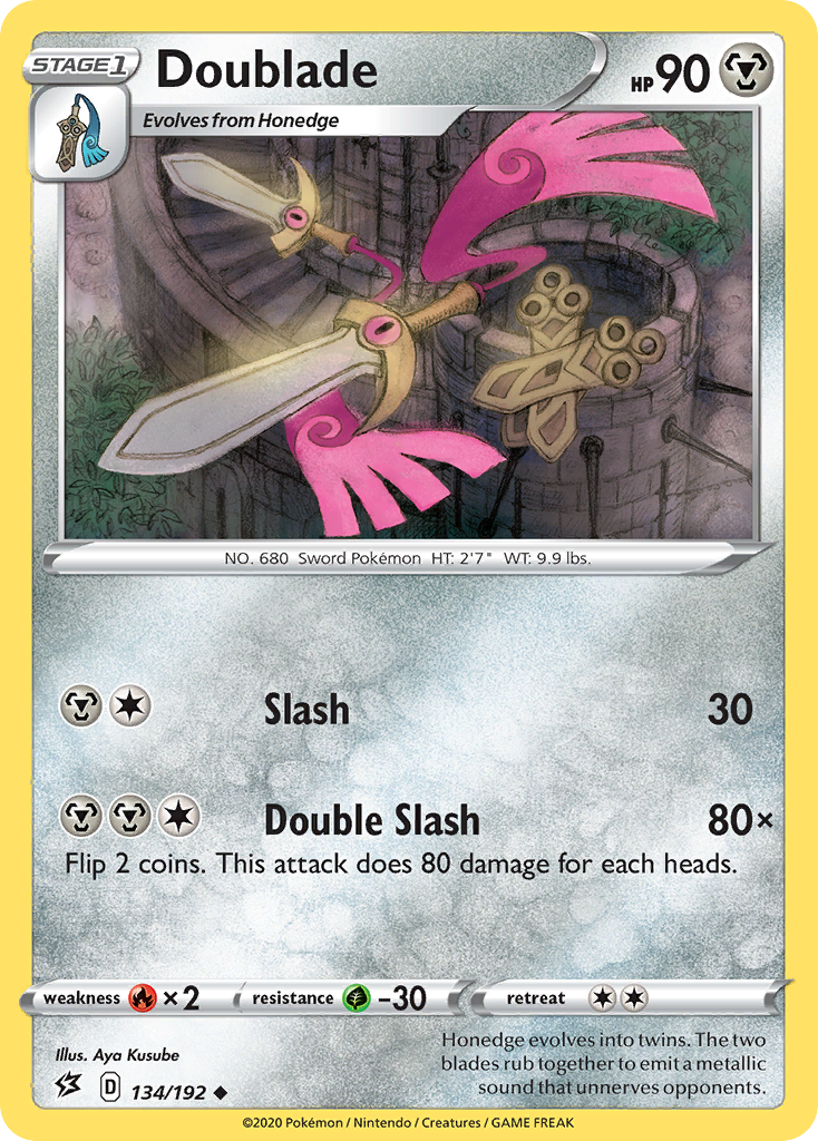 Rebel Clash Doublade #134/192