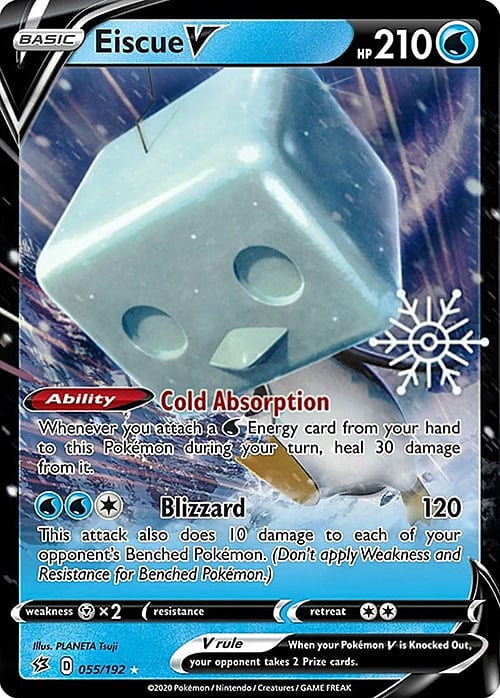 Rebel Clash Eiscue V #55/192 Snowflake Stamp