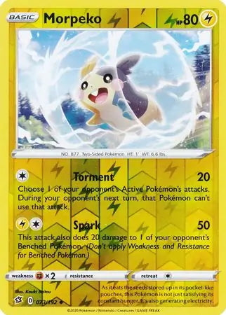 Rebel Clash Morpeko #73/192 reverse holo