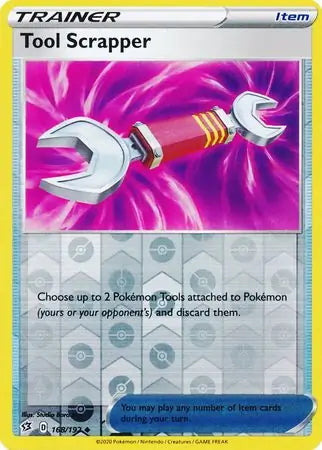 Rebel Clash Tool Scrapper #168/192 reverse holo