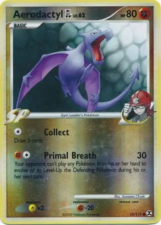 Rising Rivals Aerodactyl GL #55/111 reverse holo