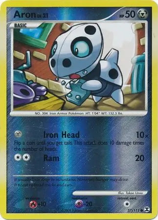 Rising Rivals Aron #57/111 reverse holo