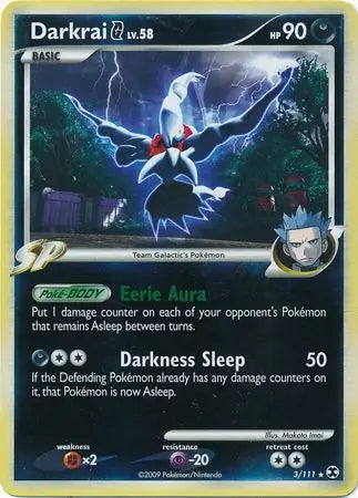 Rising Rivals Darkrai G #3/111 reverse holo
