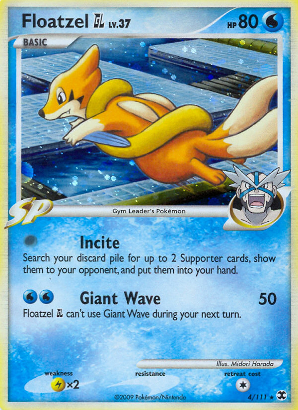 Rising Rivals Holo Floatzel GL #4/111