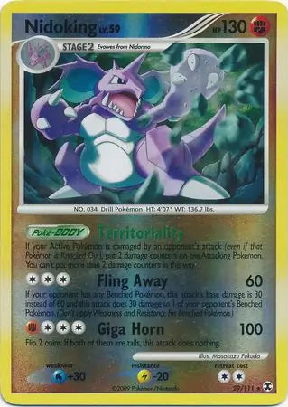 Rising Rivals Nidoking #29/111 reverse holo
