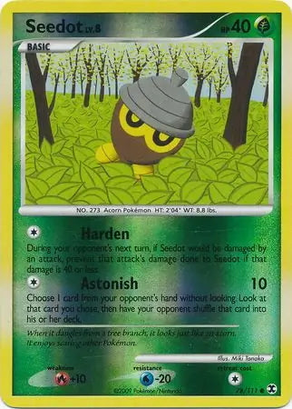 Rising Rivals Seedot #78/111 reverse holo