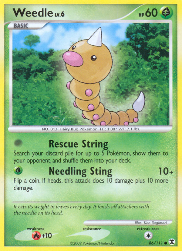 Rising Rivals Weedle #86/111