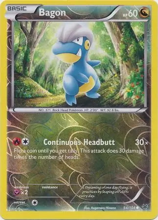 Roaring Skies Bagon #54/108 reverse holo