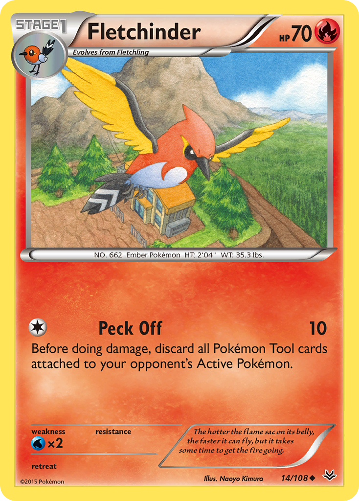 Roaring Skies Fletchinder #14/108