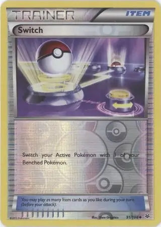 Roaring Skies Switch #91/108 reverse holo