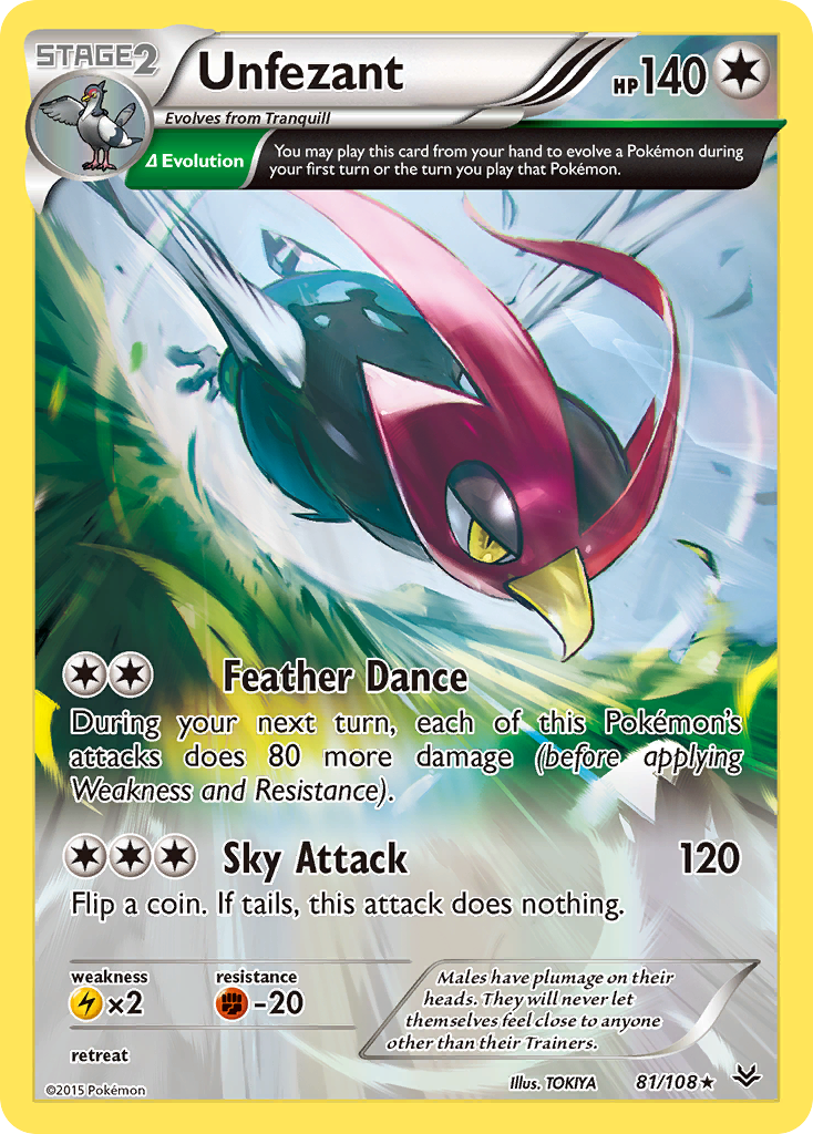 Roaring Skies Unfezant #81/108