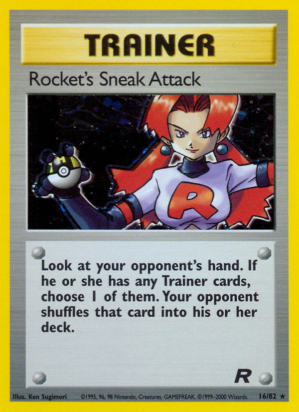 Rocket set Holo Rocket's Sneak Attack #16/82 unlimited