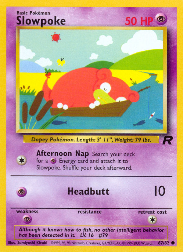 Rocket set Slowpoke #67/82 unlimited
