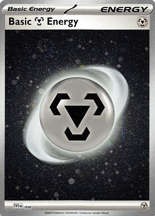 Scarlet & Violet Basic Cosmos Holo Steel Energy #8