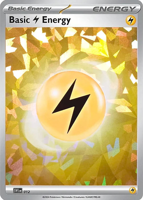 Scarlet & Violet Basic Cracked Ice Electric Energy #12