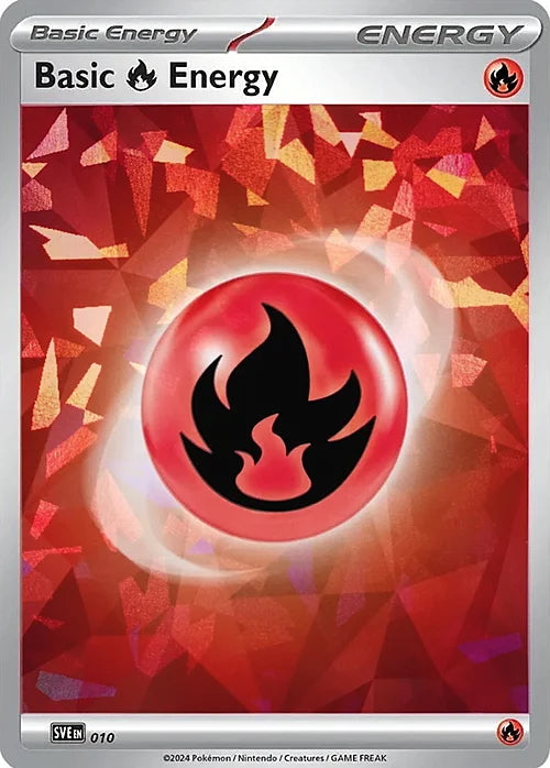 Scarlet & Violet Basic Cracked Ice Fire Energy #10