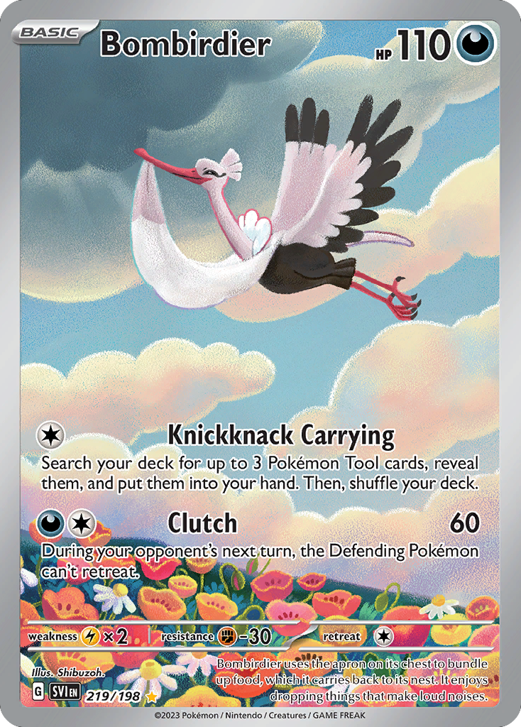 Scarlet & Violet Bombirdier #219/198
