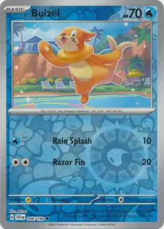 Scarlet & Violet Buizel #46/198 reverse holo