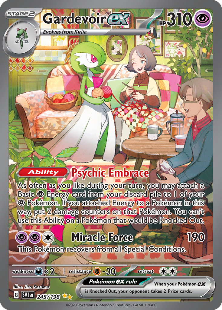 Scarlet & Violet Gardevoir EX #245/198