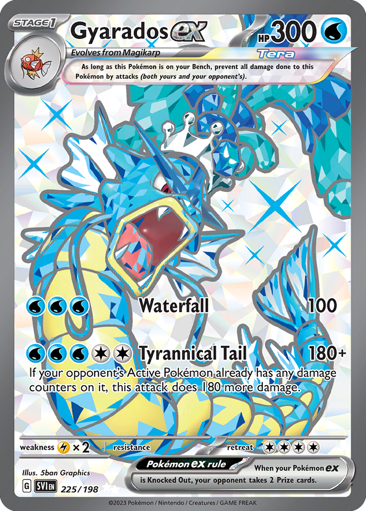 Scarlet & Violet Gyarados EX #225/198