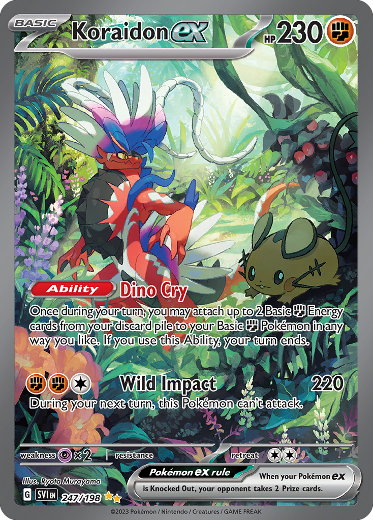 Scarlet & Violet Koraidon EX #247/198