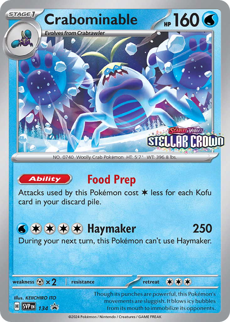 Scarlet & Violet Promo Crabominable #134