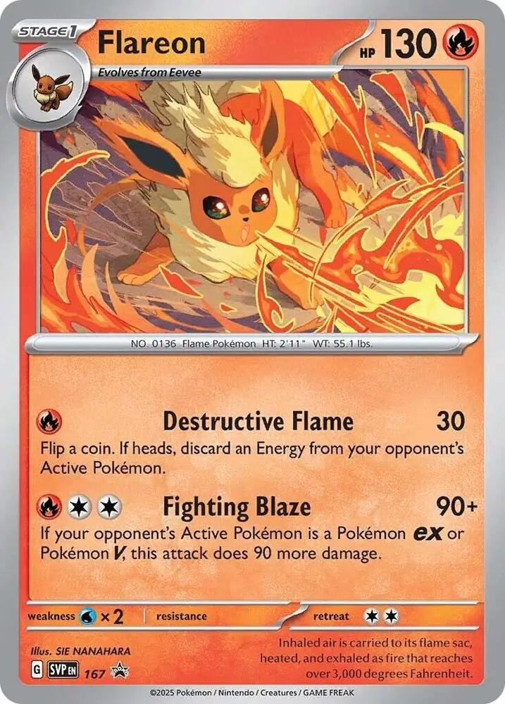 Scarlet & Violet Promo Flareon #167
