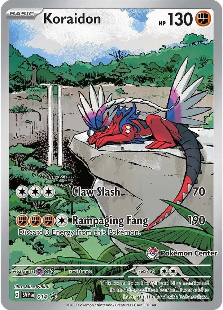 Scarlet & Violet Promo Koraidon #14 Pokemon Center