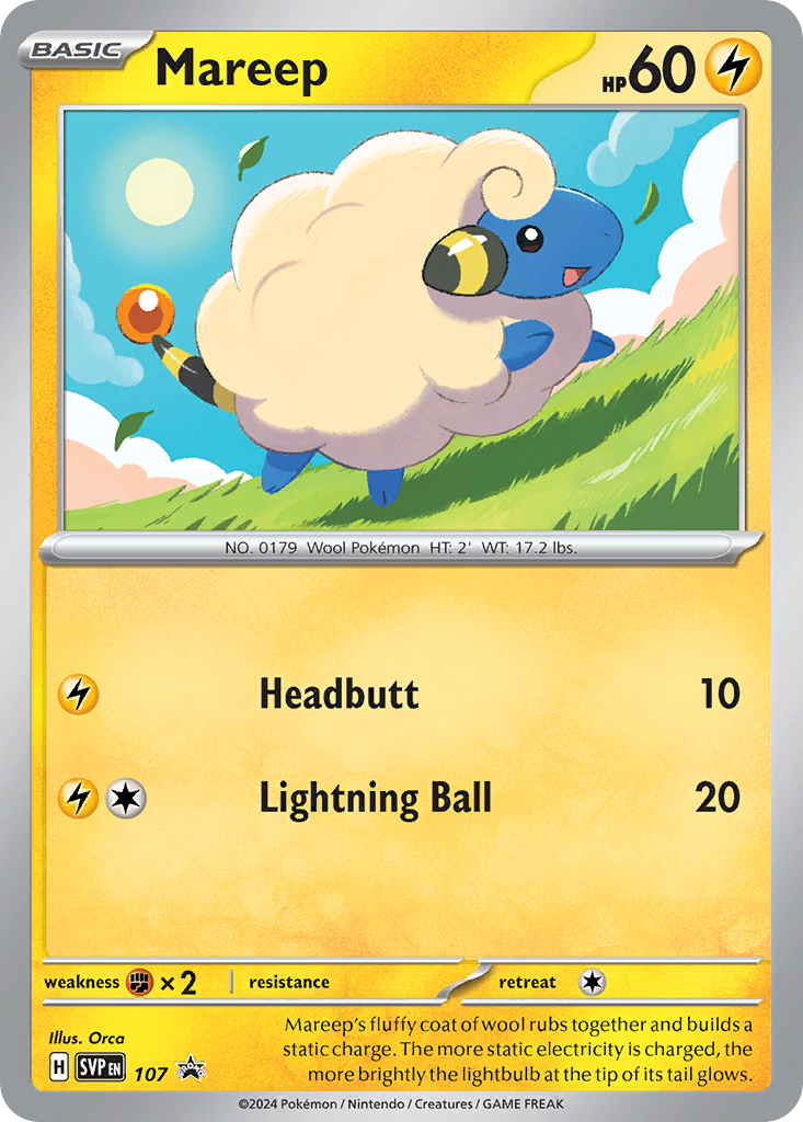 Scarlet & Violet Promo Mareep #107