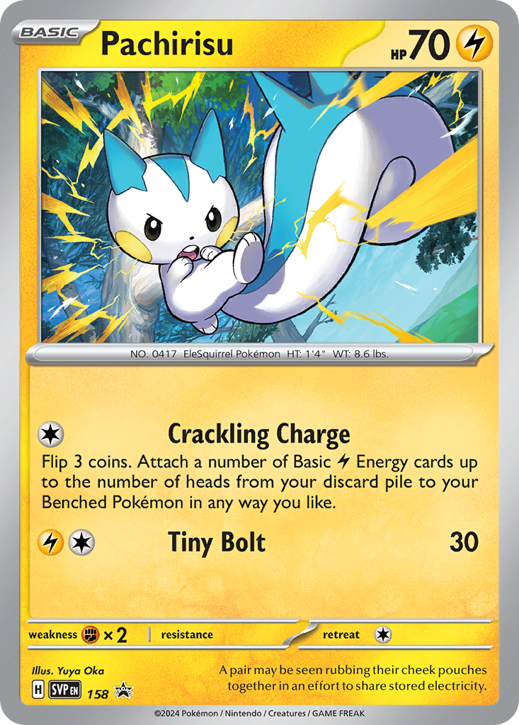 Scarlet & Violet Promo Pachirisu #158