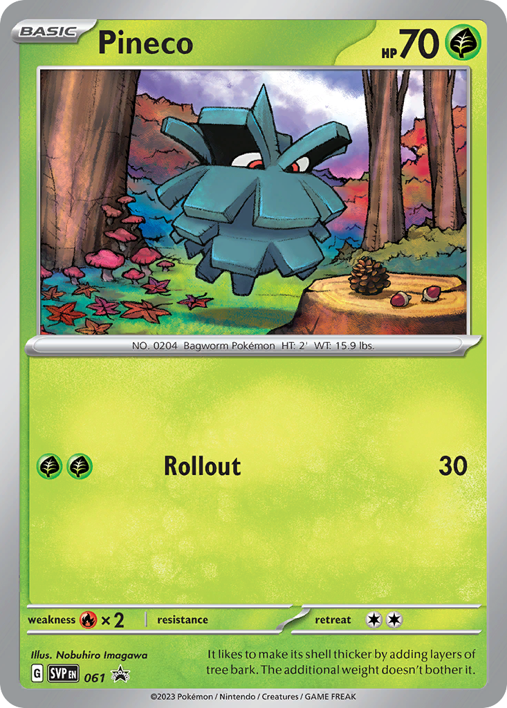Scarlet & Violet Promo Pineco #61