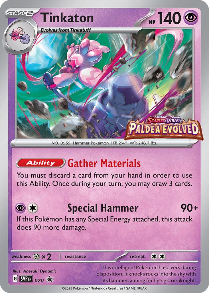 Scarlet & Violet Promo Tinkaton #20