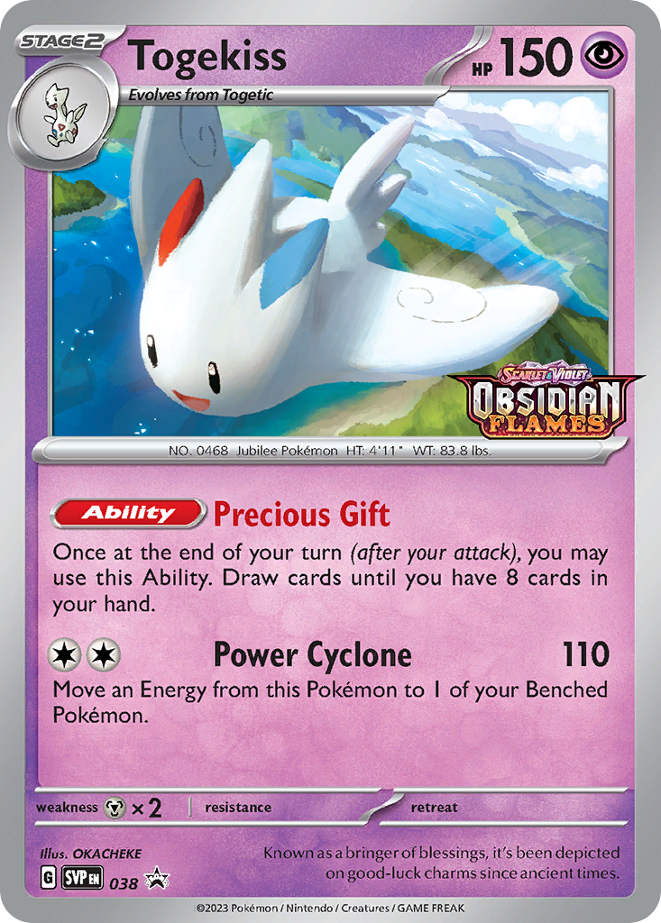 Scarlet & Violet Promo Togekiss #38