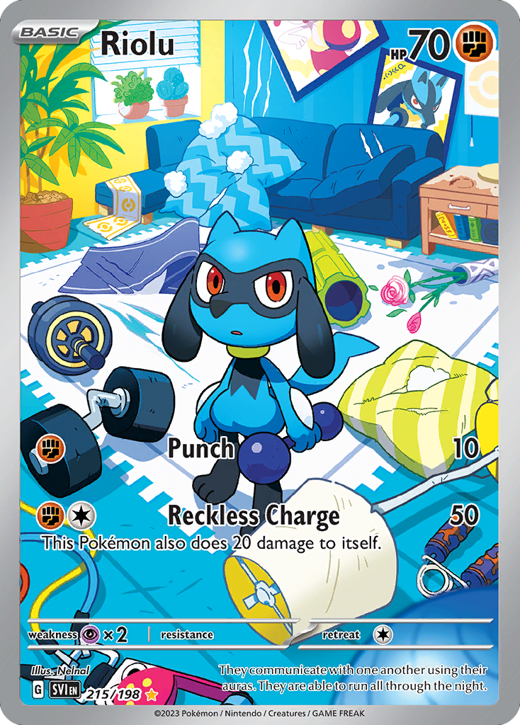 Scarlet & Violet Riolu #215/198